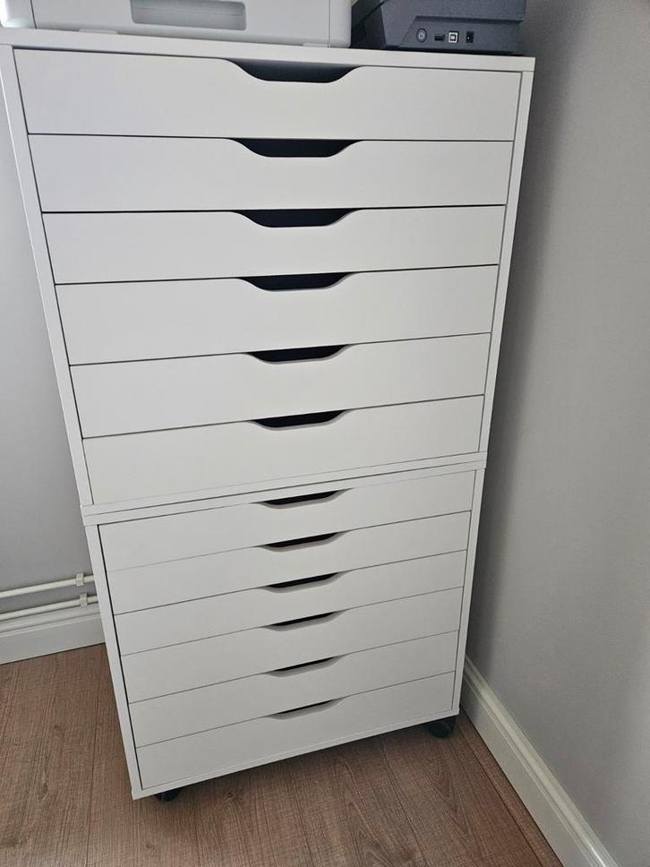 3 x Ikea ladekast Alex met veel opbergruimte, Huis en Inrichting, Kasten | Ladekasten, Minder dan 100 cm, 50 tot 100 cm, 25 tot 50 cm
