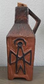 aardewerk vierkant kruik kannetje no. 371, Antiek en Kunst, Antiek | Keramiek en Aardewerk, Ophalen of Verzenden