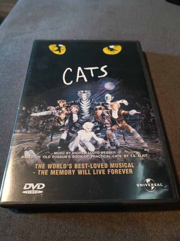 Cats the musical - dvd, Cd's en Dvd's, Dvd's | Muziek en Concerten, Alle leeftijden, Ophalen of Verzenden, Zo goed als nieuw