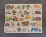 Houten Boerderij Puzzel, Ophalen, 2 tot 4 jaar, Gebruikt, 10 tot 50 stukjes