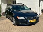 Volvo V70 2.5 T 230pk 2009 Blauw 5 cilinder, Auto's, Beige, Blauw, Leder en Stof, 2521 cc