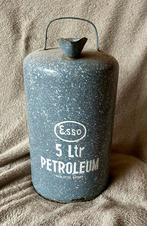 Esso emaille petroleum kan, Antiek en Kunst, Antiek | Emaille, Ophalen of Verzenden