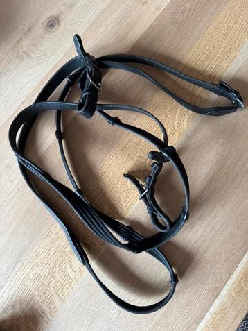 Kieffer springteugel leer/nylon met martingaalstoppers beschikbaar voor biedingen