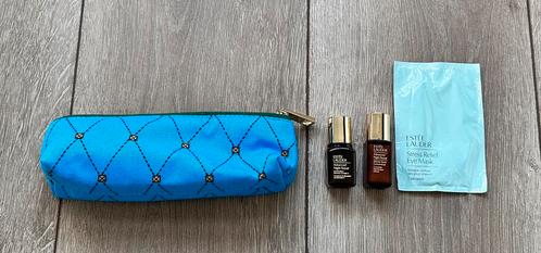 Nieuw: Make Up tasje van Estee Lauder met luxe miniaturen, Sieraden, Tassen en Uiterlijk, Uiterlijk | Gezichtsverzorging, Nieuw