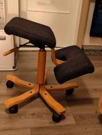 Stokke Wing, kniestoel, Ophalen, Blauw, Zo goed als nieuw, Bureaukruk