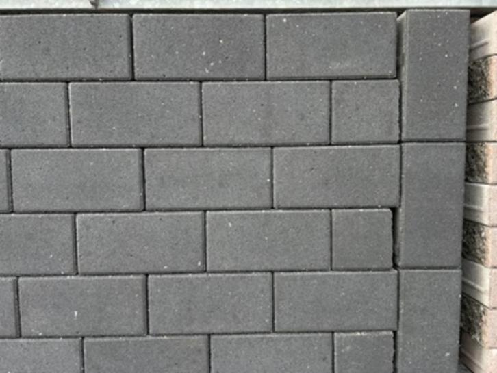 betonklinker 21x10,5x8 geobasis basalt zwart, Tuin en Terras, Tegels en Klinkers, Nieuw, Klinkers, Beton, Ophalen of Verzenden