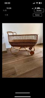 Rotan rohe vintage wieg, Ophalen, Gebruikt, Wieg