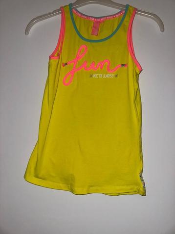 B.nosy 158 164 top hemd shirt singlet geel gele roze beschikbaar voor biedingen
