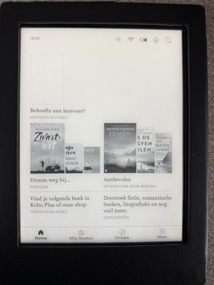 Kobo Aura H2O, Computers en Software, E-readers, Zo goed als nieuw, 7 inch, 16 GB of meer, Touchscreen, Uitbreidbaar geheugen