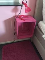 LEUKE ROZE BURO-LAMP , BED-LAMP, TAFEL-LAMP FUCSIA ROZE!, Ophalen of Verzenden, Zo goed als nieuw, Lamp