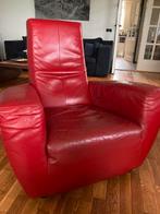 Label Longa fauteuil Gerard v.d.Berg, 75 tot 100 cm, Modern, Gebruikt, Leer