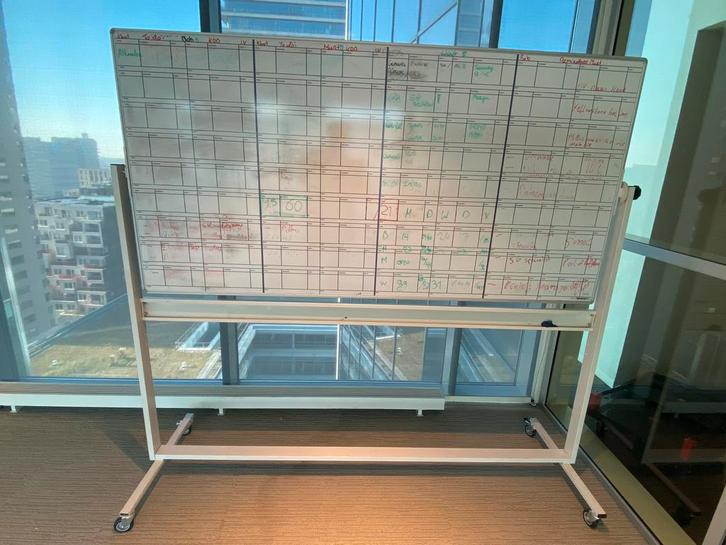 Whiteboard (bedrukt en verrijdbaar), Diversen, Schoolborden, Zo goed als nieuw, Ophalen of Verzenden