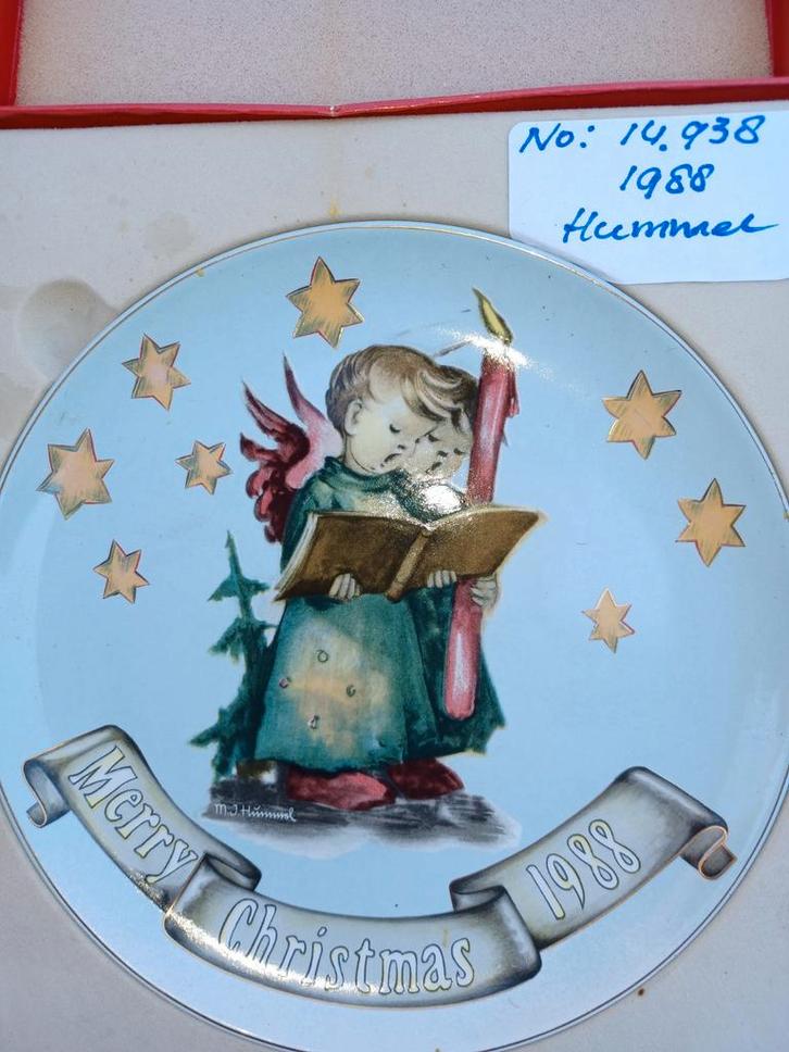 Hummel Kerstborden 1988  en 1989, Antiek en Kunst, Antiek | Wandborden en Tegels, Ophalen of Verzenden