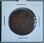 2 Real 1860 Buenos Aires, Ophalen of Verzenden, Zuid-Amerika, Losse munt