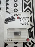Nieuwe Kingston DataTraveler Micro 3.1 - 32GB USB Stick, Ophalen of Verzenden, Nieuw, 32 GB