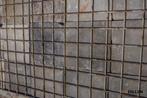 Grijs gesmoorde plavuizen - estrikken klein form 16x16 15M2, 30 cm of meer, Gebruikt, Steen of Klei, Verzenden