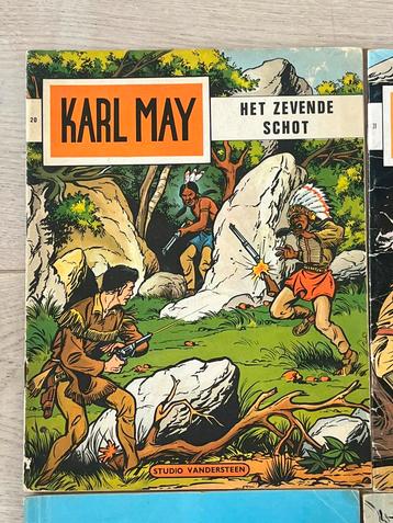 Karl May stripalbums Willy Vandersteen Standaard Uitgeverij beschikbaar voor biedingen