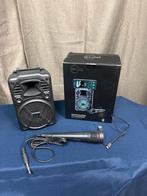 Karaoke Boombox met Microfoon, Ophalen, Zo goed als nieuw, Complete set