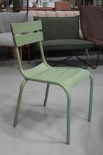 Hippe aluminium tuinstoelen pastelgroen terrasstoel terras, Ophalen, Nieuw