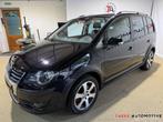 Volkswagen Touran 1.4 TSI Cross Highline AUT/170PK/Airco, Auto's, Stof, Gebruikt, 4 cilinders, Zwart