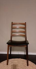 Vintage ladderstoel | beukenhout | mid‑century stijl | zwart, Ophalen, Zwart, Eén