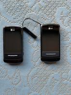 2 LG mobiele telefoon, Telecommunicatie, Mobiele telefoons | LG, Gebruikt, Schuifmodel, Zwart, Touchscreen