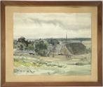 Aquarel Rochefort door Jos Hendrikx, Antiek en Kunst, Ophalen of Verzenden