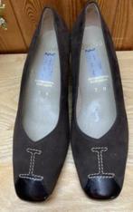 Nijhof[ Jenny] schoenen maat 7H [40.5], Schoenen met lage hakken, Bruin, Ophalen of Verzenden, Zo goed als nieuw