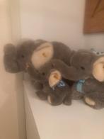 Antieke Steiff Olifanten knuffels. 25 jaar oud, Ophalen of Verzenden, Zo goed als nieuw, Overige typen