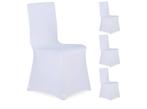 Partij stoelen hoezen  wit. +- 200 stuks, Ophalen of Verzenden, Wit