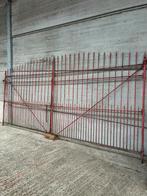 Uniek vol smeedijzeren groot dubbel hekken 5m breed, Tuin en Terras, Ophalen, Gebruikt, IJzer, Tuinhek