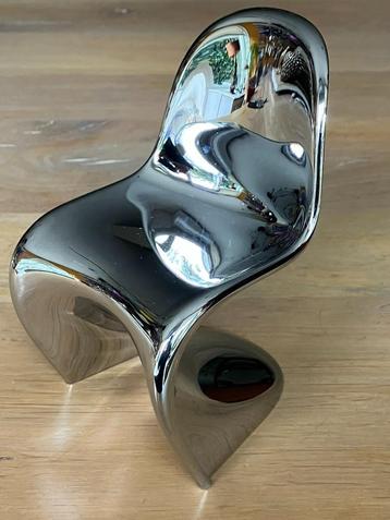 Vitra Panton Chair Chrome Design Verner Panton Miniatuur 1:6 beschikbaar voor biedingen