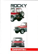 Folder Daihatsu Rocky 1991, Ophalen of Verzenden, Gelezen, Overige merken