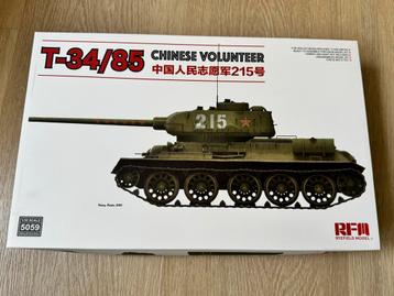 RFM T-34/85 “Chinese volunteer” tank 1/35 (5059) beschikbaar voor biedingen