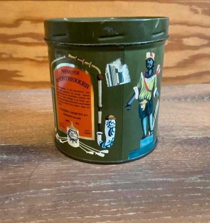 Leuk oud blik van Tabak en Snuif, Voortrekker!, Verzamelen, Blikken, Gebruikt, Overige, Ophalen