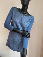 Van Laack blouse top denim blue mt 36, Van Laack, Ophalen of Verzenden, Zo goed als nieuw, Van Laack