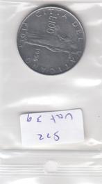 S22-VAT-0039 Vaticaan 100 Lire VF 1956 KM55, Postzegels en Munten, Overige landen, Verzenden