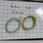 glazen kralen armbanden set, Ophalen of Verzenden, Nieuw, Elastiek