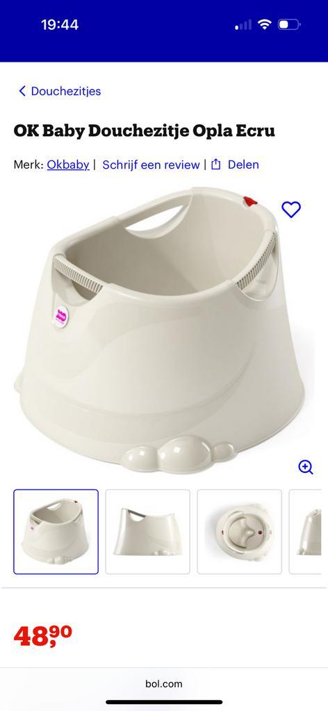 Opla douchezitje, Kinderen en Baby's, Badjes en Verzorging, Gebruikt, Badje, Overige merken, Ophalen