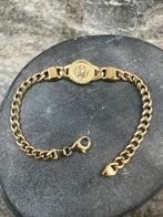 18k Gouden Armband met Munt, Sieraden, Tassen en Uiterlijk, Armbanden, Ophalen of Verzenden, Nieuw, Goud, Met bedels of kralen