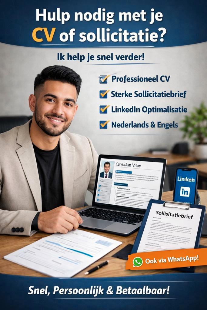 Hulp nodig met je CV of sollicitatie? Ik help je snel, Vacatures, Stages en Leerbanen