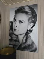 Grace Kelly op aluminium 120cm x 80cm, Ophalen, Zo goed als nieuw, 75 tot 100 cm, Foto of Poster
