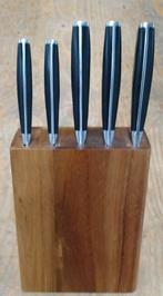 5-delige messenset JayHill, Ophalen of Verzenden, Zo goed als nieuw, Rvs of Chroom, Bestekset