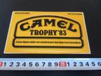 sticker CAMEL Trophy 1983, Ophalen, Zo goed als nieuw, Bedrijf of Vereniging