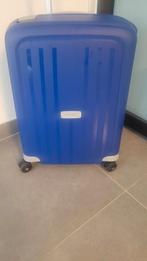 SAMSONITE MACER SPINNER 55/20 - VIVID BLUE ZGAN HANDBAGAGE, Sieraden, Tassen en Uiterlijk, Koffers, Ophalen, Uitschuifbare handgreep