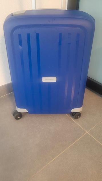 SAMSONITE MACER SPINNER 55/20 - VIVID BLUE ZGAN HANDBAGAGE  beschikbaar voor biedingen