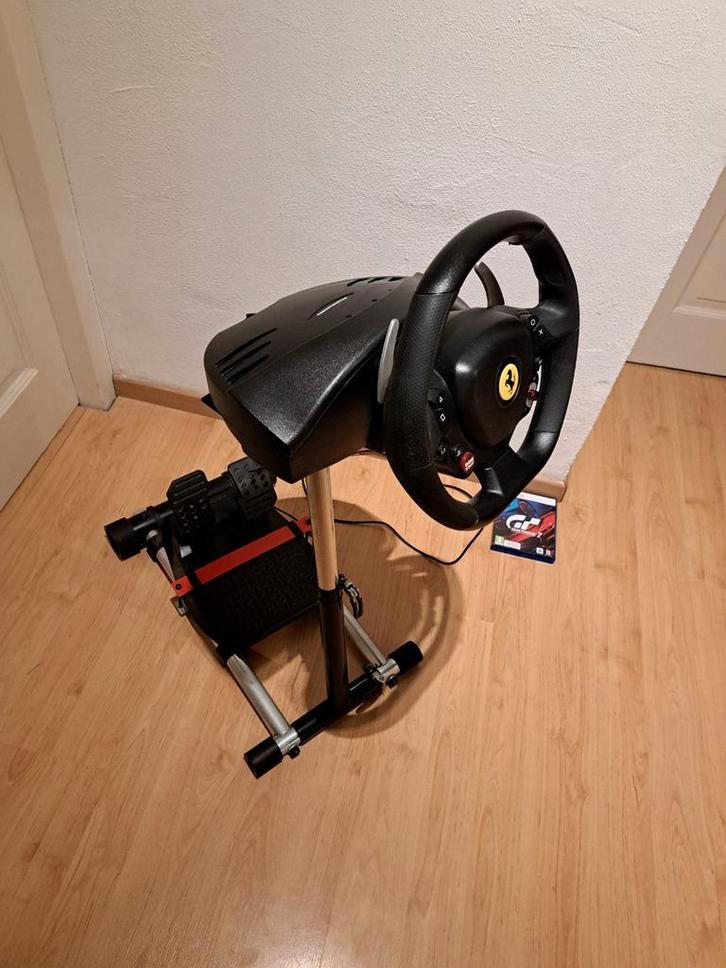 Thrustmaster T80 Ferrari Racestuur PS5, Spelcomputers en Games, Spelcomputers | Overige Accessoires, Zo goed als nieuw, Ophalen