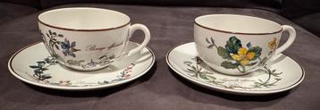Villeroy & Boch - Botanica - 2x kop en 2x schotel beschikbaar voor biedingen