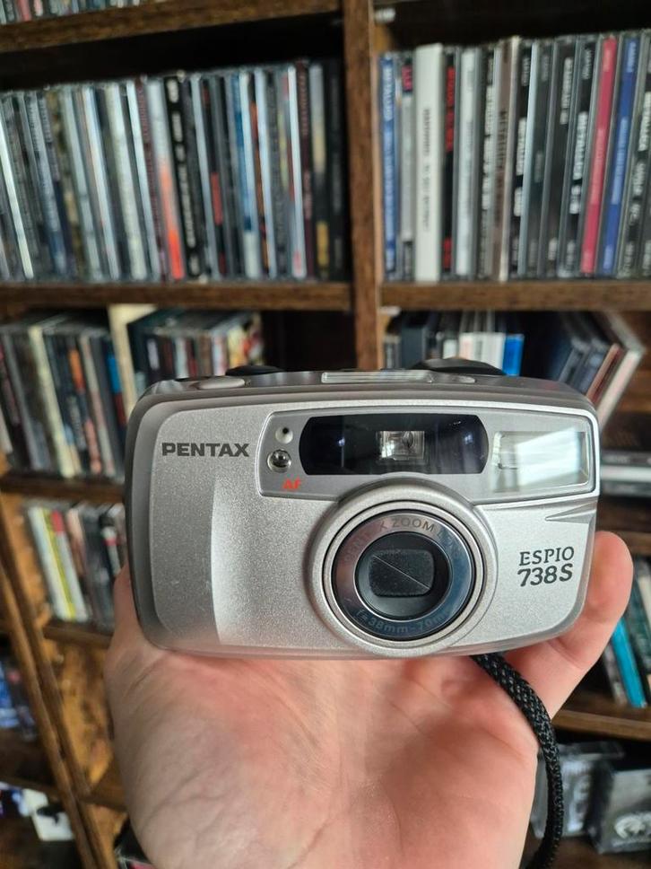 Pentax Espio 738S Analoge Camera - Getest!, Audio, Tv en Foto, Fotocamera's Analoog, Compact, Pentax, Ophalen of Verzenden