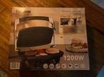 Tristar Contactgrill / Paninimaker - Nieuw, Ophalen of Verzenden, Vaatwasmachinebestendig, Zo goed als nieuw, Tafelgrill